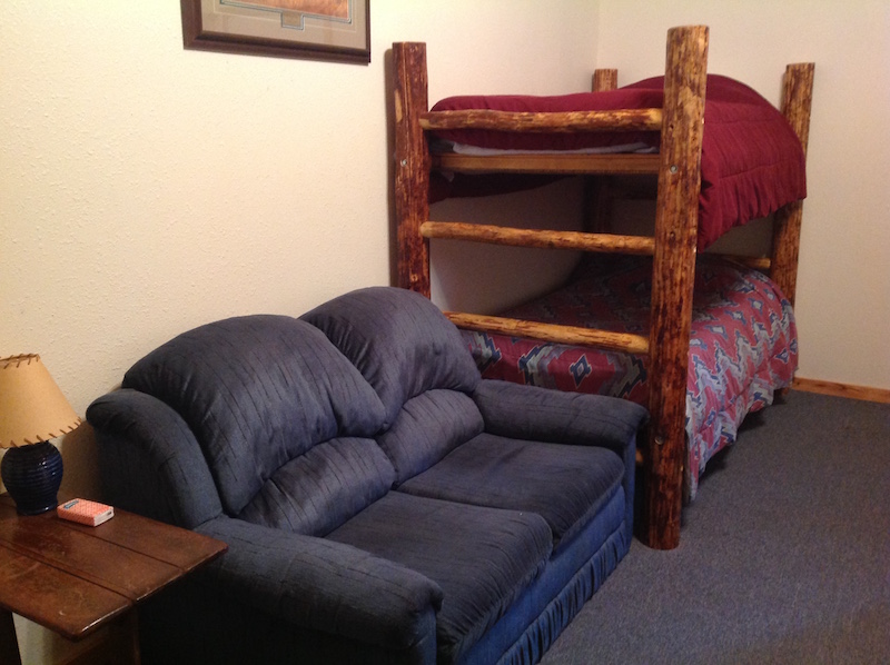 Duplex cabin interior